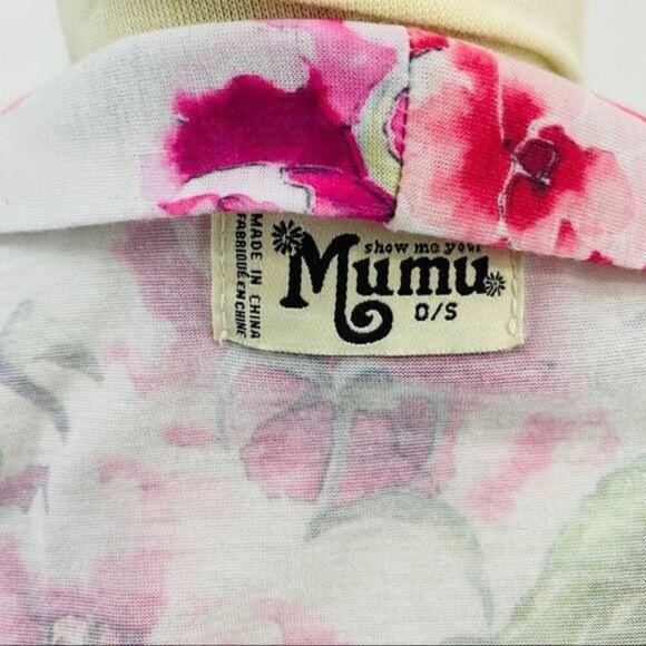 Show Me Your MuMu Pink Floral Robe Bridal Dressing One Size Fits Most - Picture 6 of 7